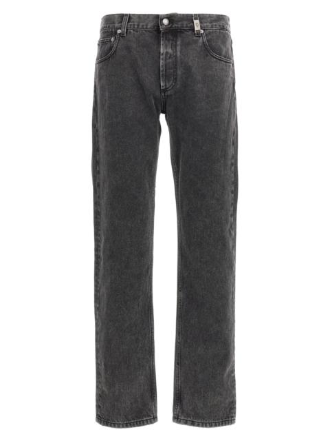 Alexander McQueen Metal plate jeans