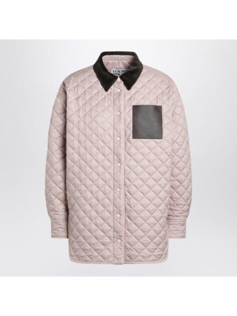 Loewe Loewe Light Pink Quilted Jacket Women