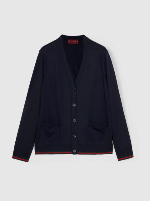 GUCCI Extra fine cashmere silk cardigan