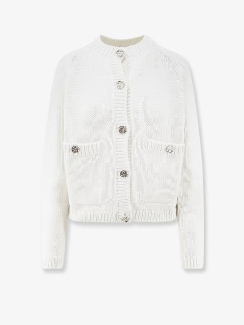TOTEME Toteme Organic Cotton Cardigan White