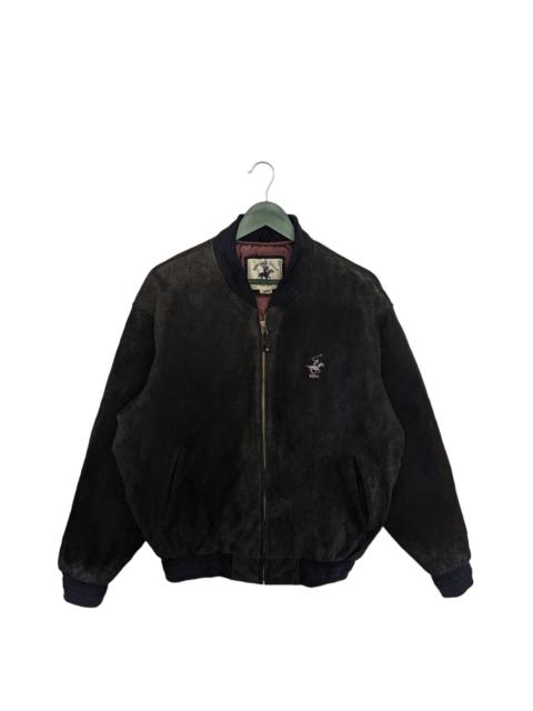 Other Designers Vintage Beverly Hills Polo Club Leather Jacket