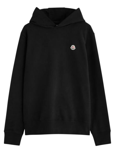 Moncler Moncler Logo-appliquéd Hooded Cotton Sweatshirt