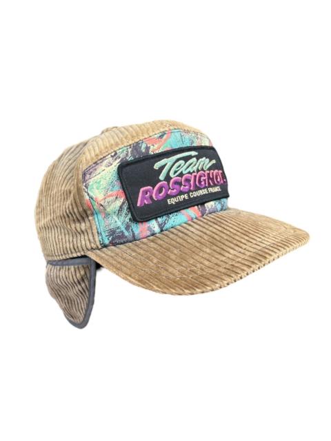 Other Designers Vintage 80s Rossignol Team Racing France Corduroy Hat