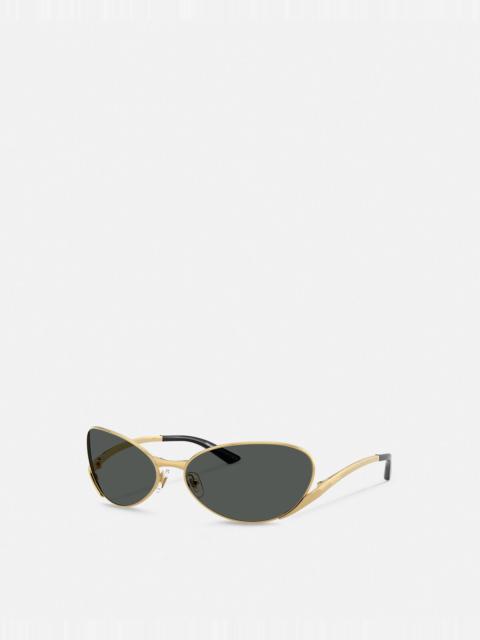 VERSACE Signature Oval Sunglasses