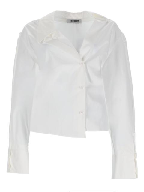 THE ATTICO ASYMMETRICAL COTTON SHIRT
