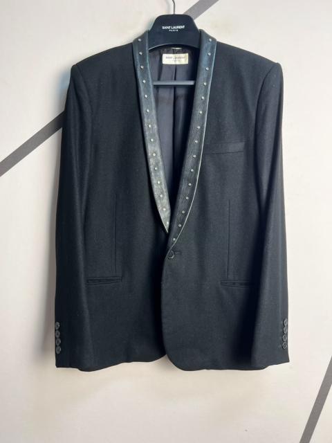 SAINT LAURENT Saint Laurent SLP Fall/Winter 2013 runway style sheepskin studded wool suit