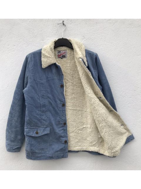 Other Designers Vintage - Vintage Lee Outerwear Corduroy Sherpa Lining Button Jackets