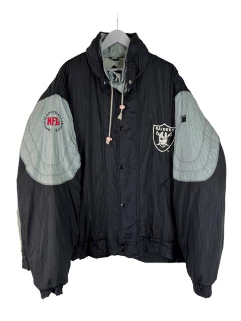 Other Designers Vintage - 🔥VINTAGE RAIDERS NFL BY CARL BANK WARM JACKET