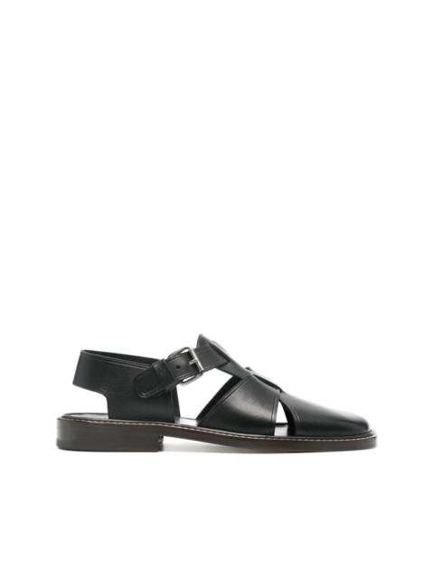 Lemaire Fisherman leather sandals
