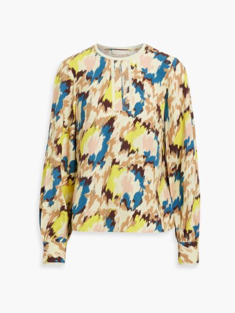 ULLA JOHNSON Greta printed crepe blouse