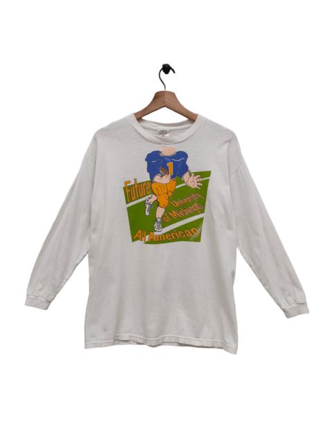 Other Designers Vintage Delta University of Michigan American Football Tee