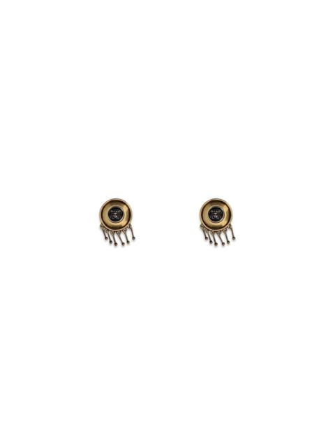 VERSACE Versace Medusa Clip-on Drop Earrings Gold