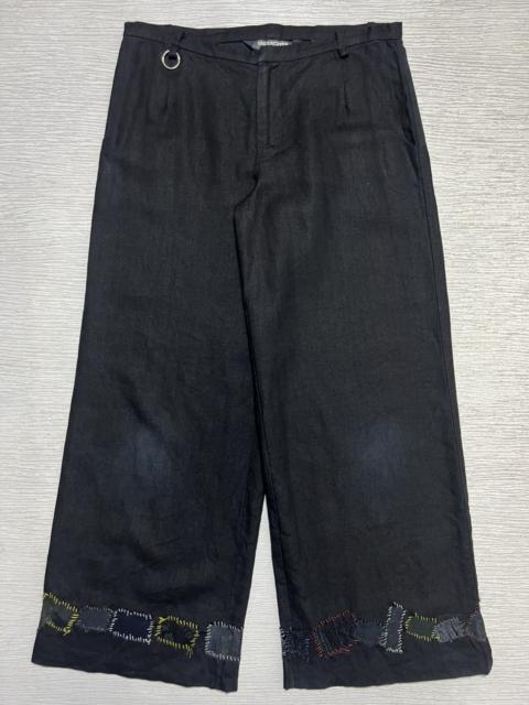 UNDERCOVER Undercover - Scab Patchwork Wide Leg Linen Trousers