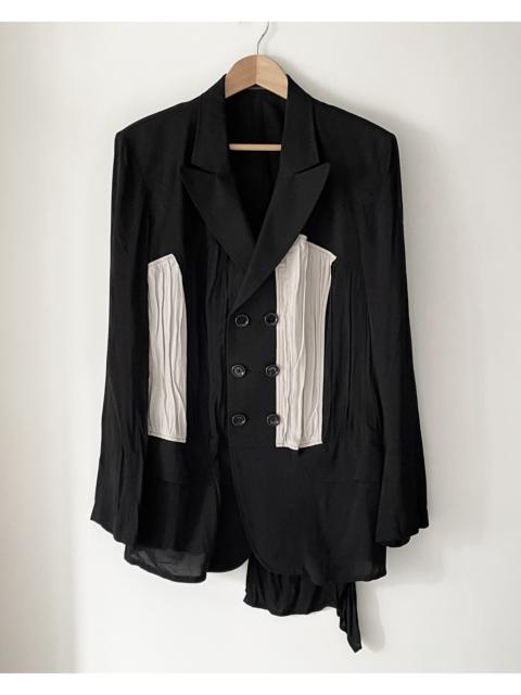 Yohji Yamamoto S/S13 Mixed Material Jacket