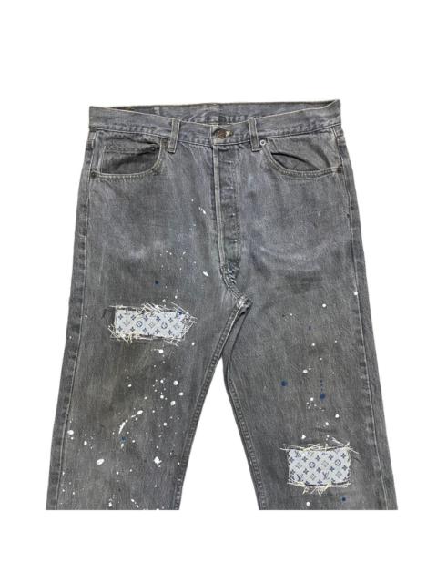 Levi's Vintage Levis 501 Repair Denim Patchwork Louis Vuitton Jeans