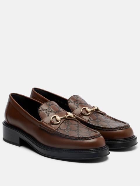 GUCCI Horsebit leather loafers