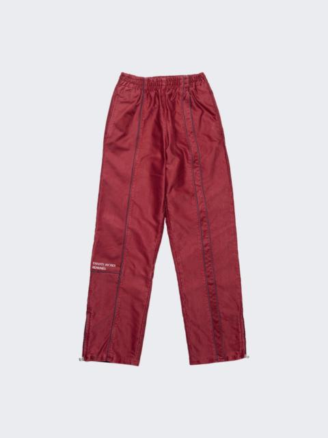 Enfants Riches Déprimés Paneled Track Pants Burgundy