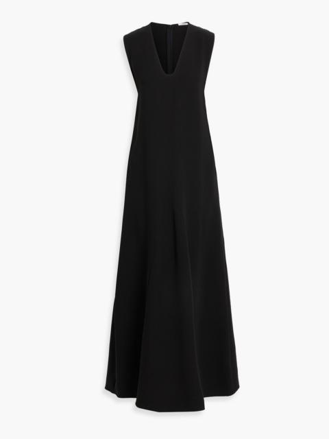 FFORME Mattie flared silk-crepe maxi dress