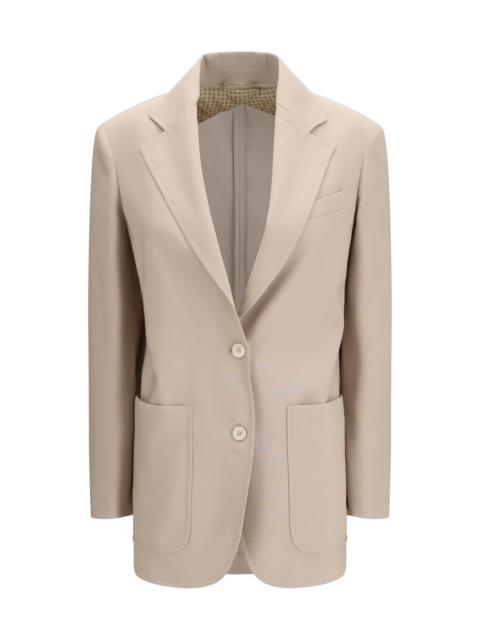 Max Mara Max Mara Single-breasted Wool-blend Blazer