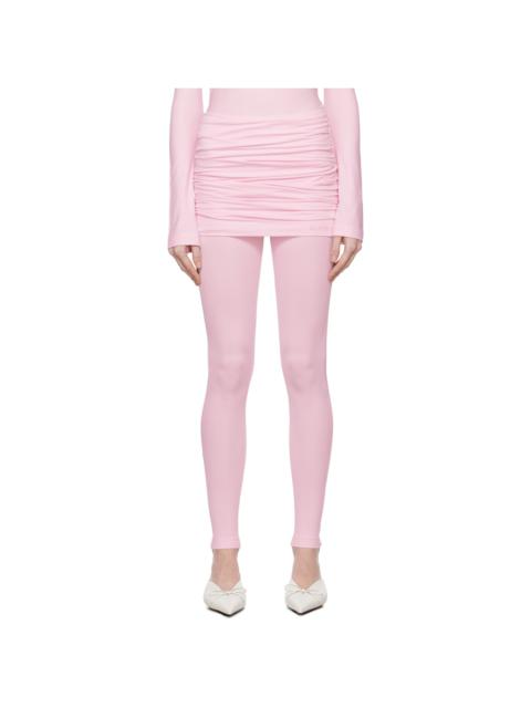 ALAINPAUL Pink Warm-Up Leggings