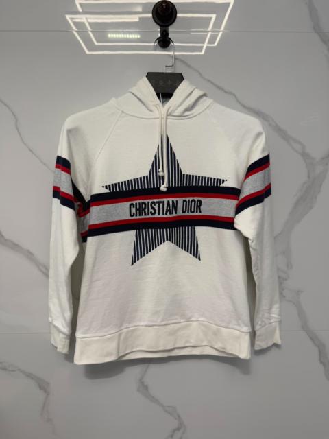 Dior Dior Star Letter Logo White Sweatshirt