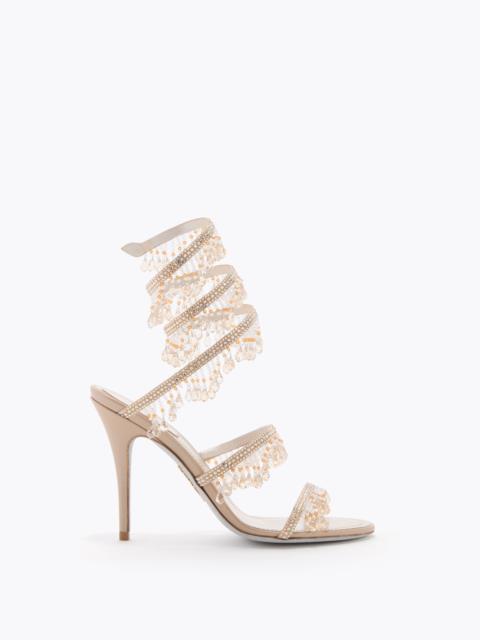 RENE CAOVILLA JAHANARA GOLD SANDAL 100