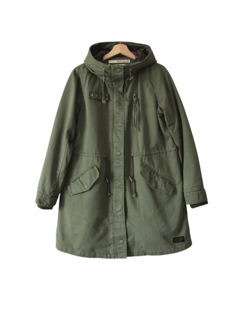 Other Designers Designer - Authentic Donna Karan NY DKNY Jeans Military Long Parka M