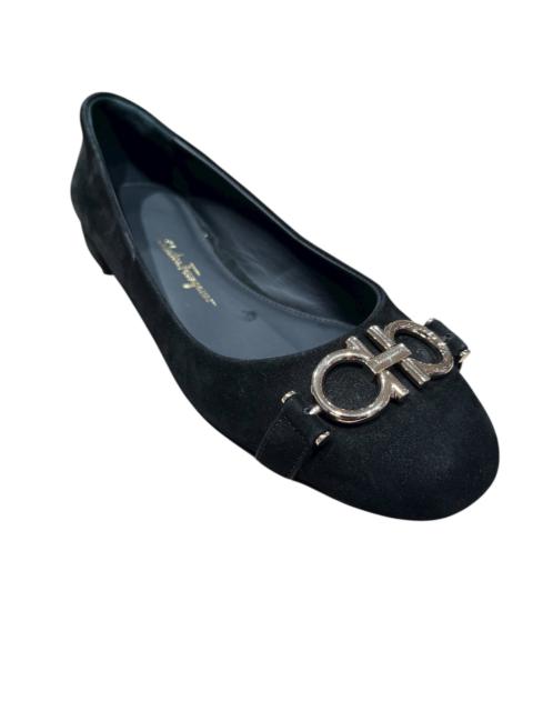 FERRAGAMO Ferragamo Logo Garda Suede Pumps