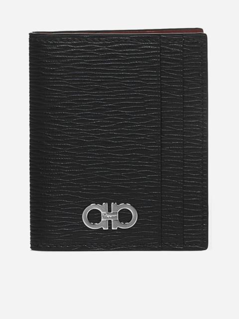 FERRAGAMO Gancini leather bifold wallet