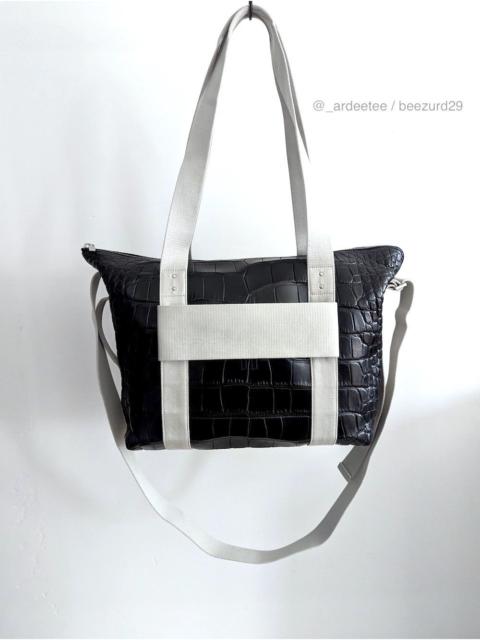 Rick Owens 💥$50K CROCODILE JUMBO SCALE TROLLEY TOTE BAG