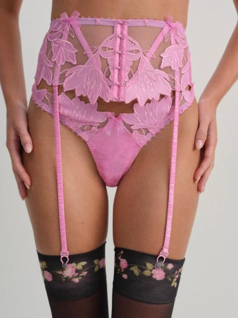 For Love & Lemons Maye Embroidered Garter Belt