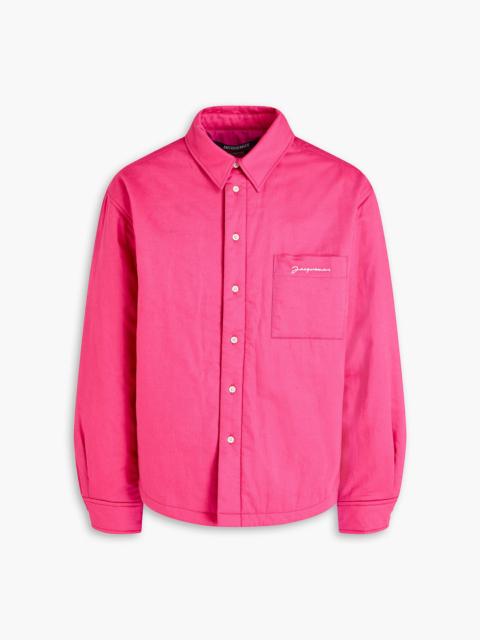 JACQUEMUS Boulanger canvas overshirt