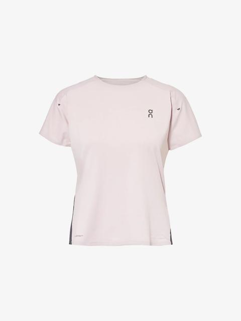 Performance Short-Sleeve Stretch-Woven Top