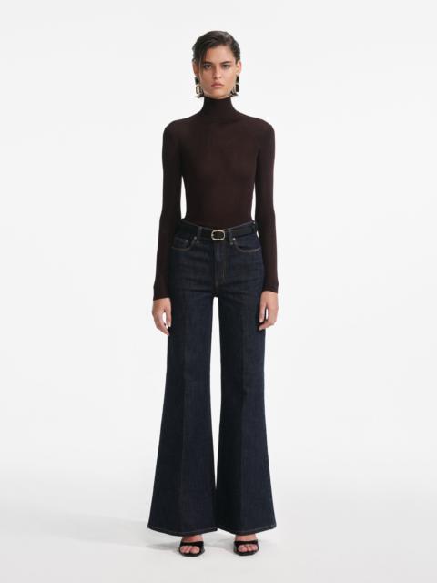 self-portrait Indigo Flared Jeans