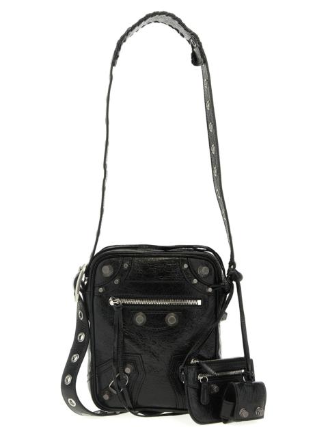 BALENCIAGA Le Cagole Men Crossbody Bags Black