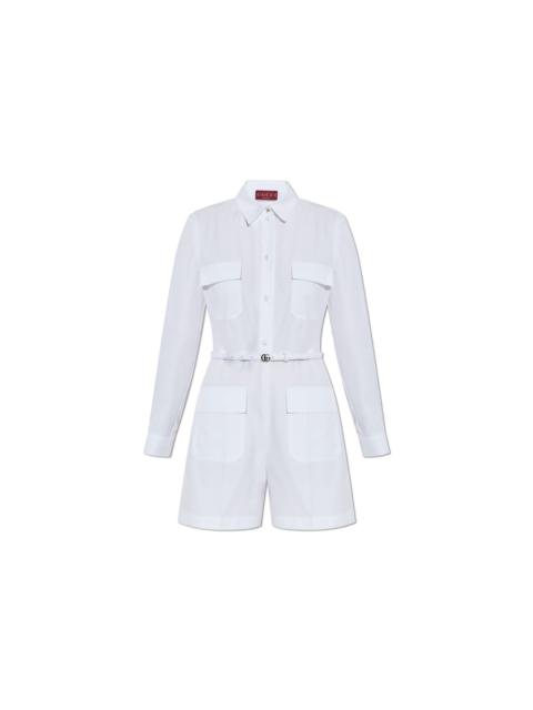 GUCCI GUCCI White Jumpsuit New & Authentic (Women's size:IT 38;)