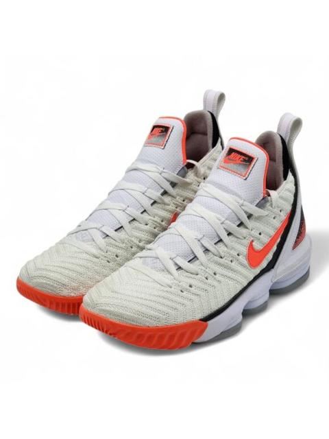 Nike Nike LeBron 16 Air Tech Challenge Hot Lava White US 11 EU 45 CI1521-100 2019
