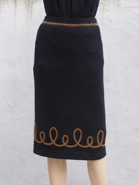 BALENCIAGA *NoTariff 90s Balenciaga Knit Skirt