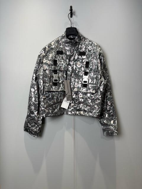 Dior Dior x Hajime Sorayama collaboration snow leopard print coated jacket (as worn by Wang Junkai)