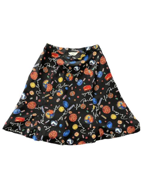 Other Designers VINTAGE KARL LAGERFELD PARIS FULLPRINT SKIRT