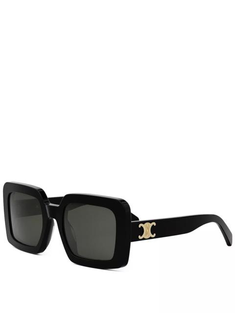 CELINE Triomphe Square Sunglasses, 56mm