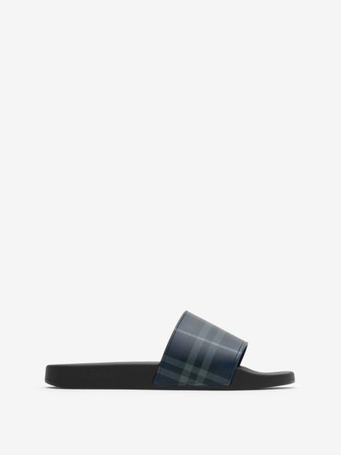 Burberry Check Slides