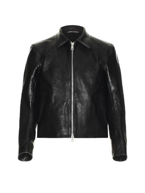 Lemaire LEATHER TRUCKER ROUGH LEATHER | REVERSIBLE