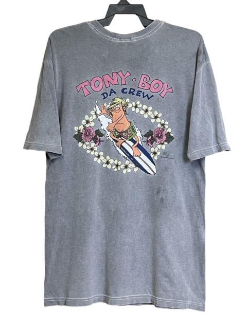 Other Designers DISTRESS💥VINTAGE 90s TONY BOY DA CREW SURF 1995 TEE SHIRT
