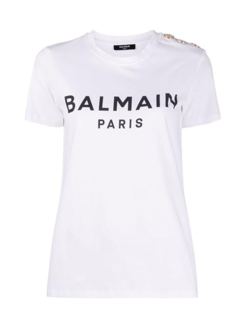 Balmain Logo organic cotton t-shirt