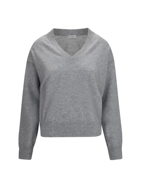 Brunello Cucinelli Brunello Cucinelli Women V-Neck Cashmere Sweater