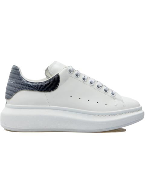 Alexander McQueen Oversized White Black Silver Croc