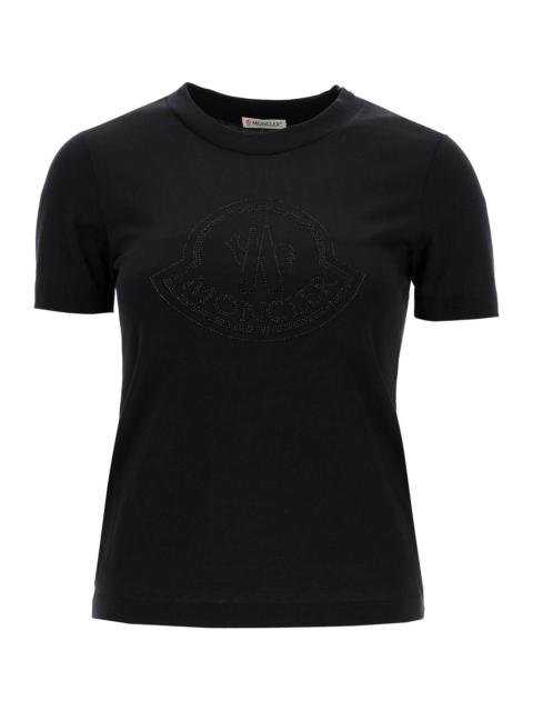 Moncler "LOGO RHINESTONE T-SHIRT