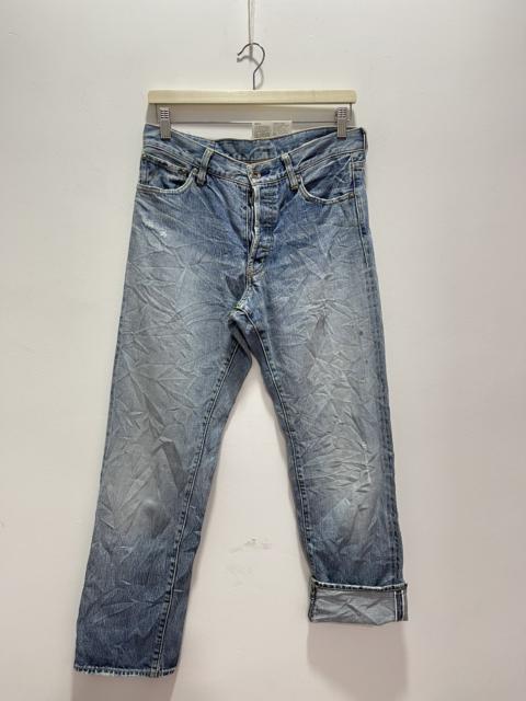 Other Designers Journal Standard - VINTAGE JOURNAL STANDARD SELVEDGE BLUE WASH DISTRESSEDJEANS