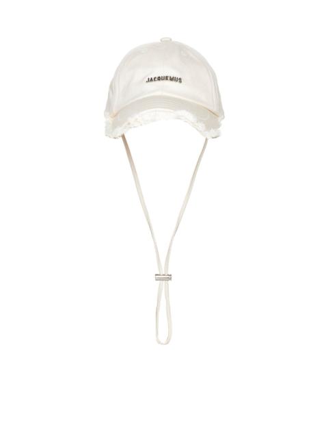 JACQUEMUS "Artichaut" Hat in Off White